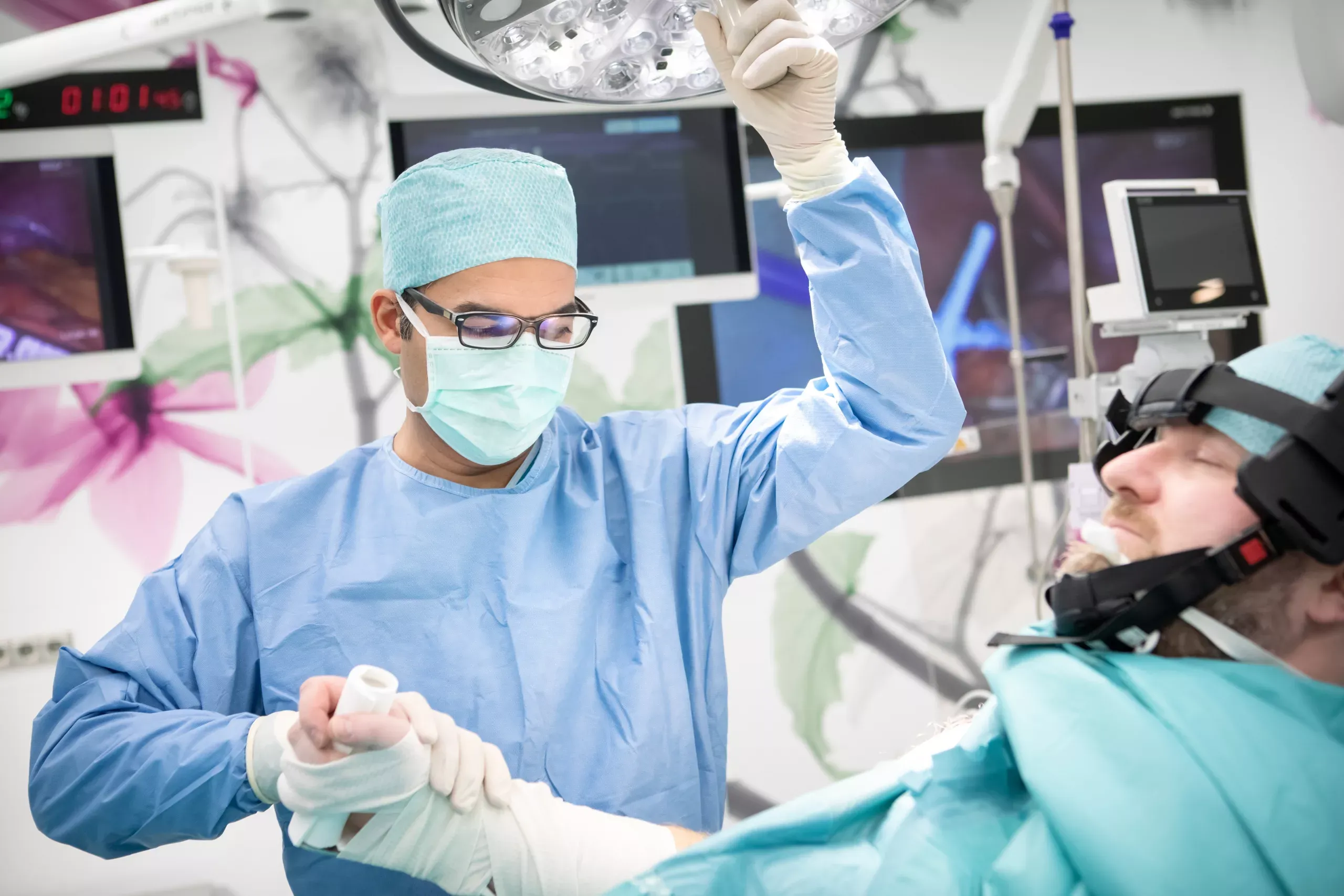 Patientenlagerung im Operationssaal